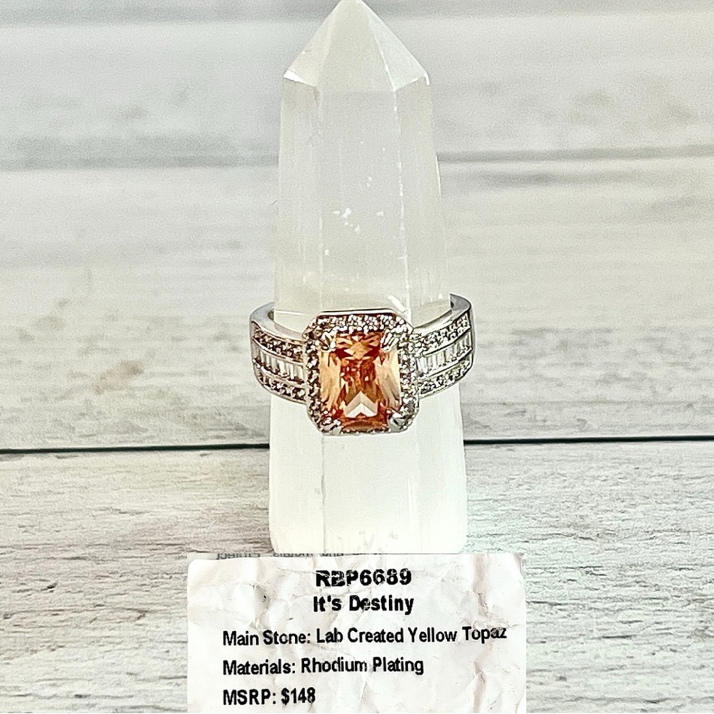 Bomb Party Yellow Topaz Ring